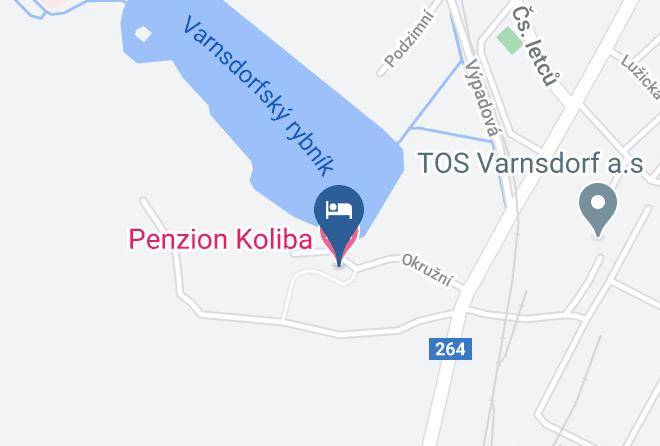 Decin - Penzion Koliba Maps