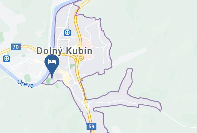 Dolny Kubin - Penzion Koliba Maps