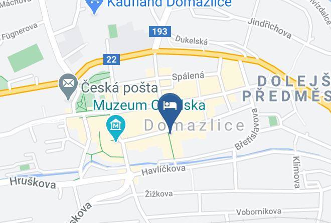 Domazlice - Pension Konselsky Senk Maps
