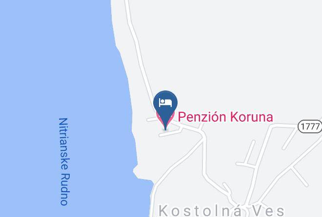Prievidza - Penzion Koruna Maps