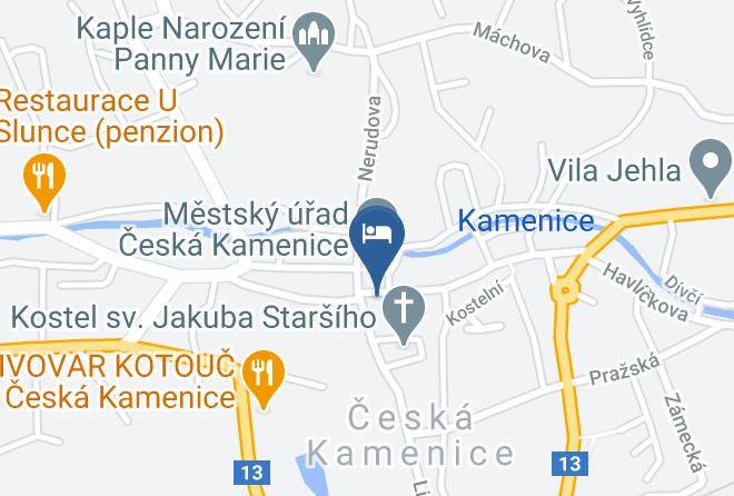 Decin - Penzion Koudela Maps
