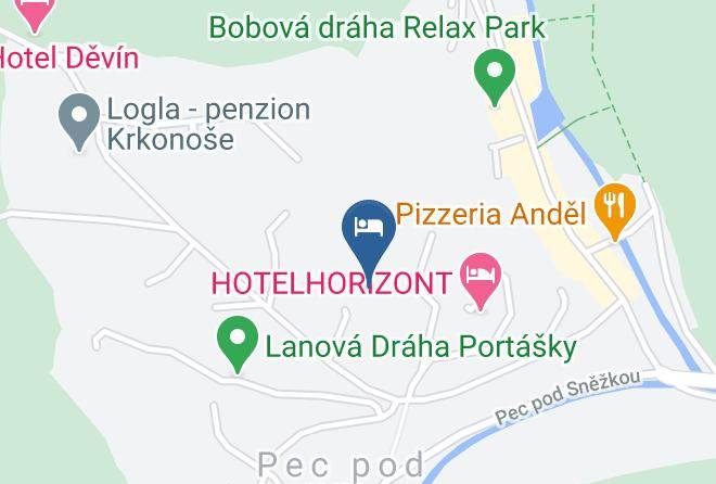 Trutnov - Penzion Koula Maps