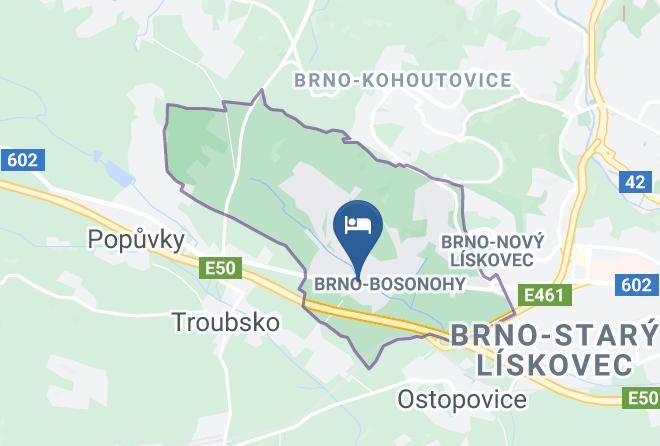 Brno - Penzion Kovarna Maps