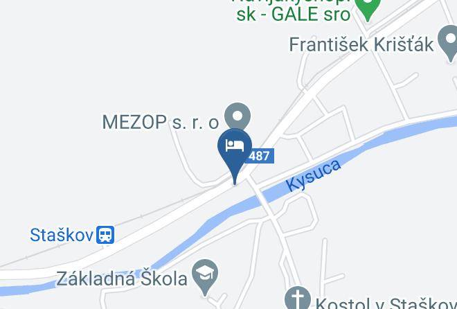 Cadca - Penzion Kovox Maps