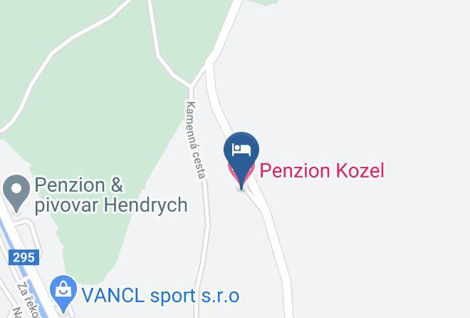 Trutnov - Penzion Kozel Maps
