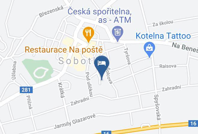 Jicin - Penzion Kracik Maps