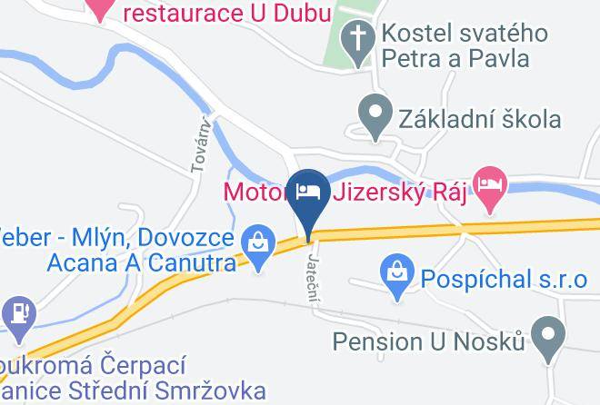 Jablonec Nad Nisou - Penzion Kuba Maps
