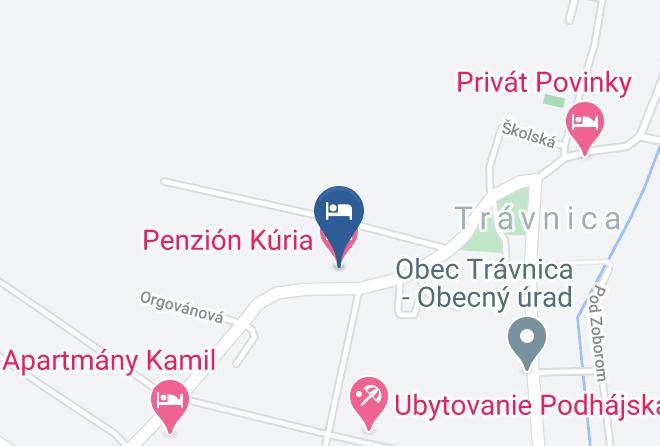 Nove Zamky - Penzion Kuria Maps