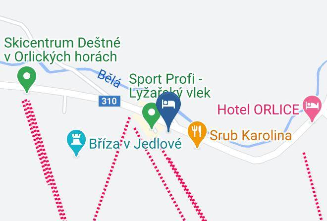 Rychnov Nad Kneznou - Penzion Kveta Maps