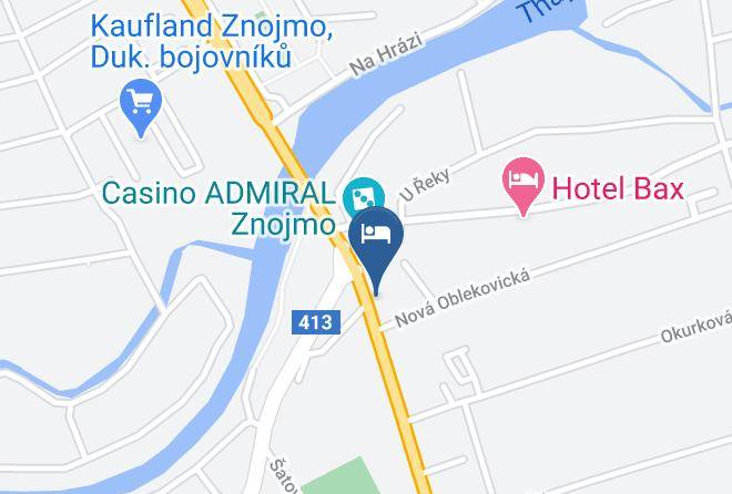 Znojmo - Penzion La Moravia Maps