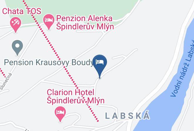 Trutnov - Penzion Labe Maps