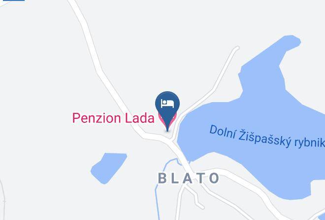Jindrichuv Hradec - Penzion Lada Maps