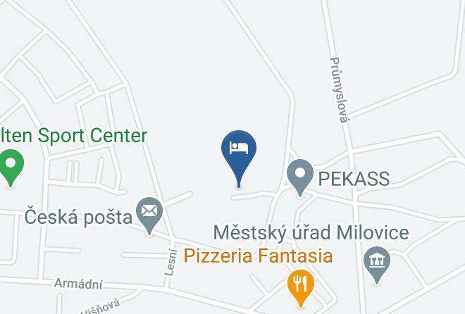 Nymburk - Penzion Lesni Maps
