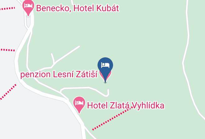Semily - Penzion Lesni Zatisi Maps