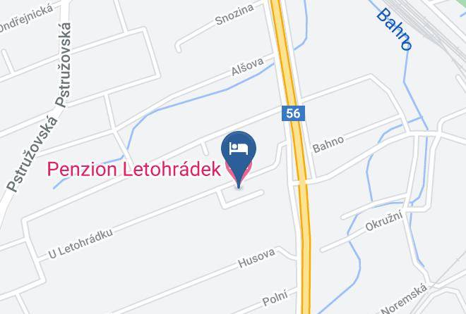 Frydek Mistek - Penzion Letohradek Maps