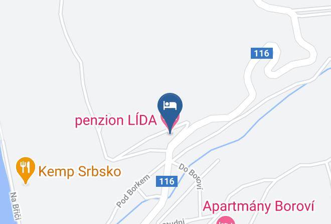 Beroun - Penzion Lida Maps
