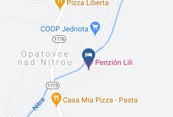 Prievidza - Penzion Lili Maps