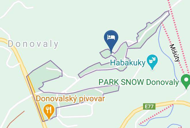 Donovaly Rekreacna Oblast - Penzion Limba Donovaly Maps