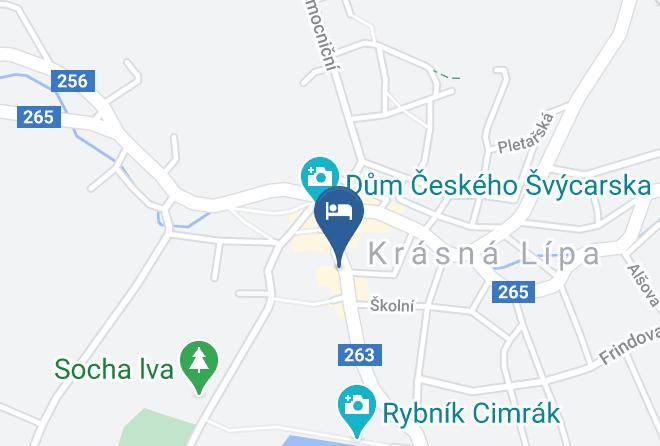 Decin - Penzion Lipa Maps