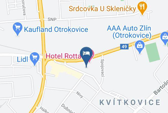 Otrokovice - Penzion Lipa Maps