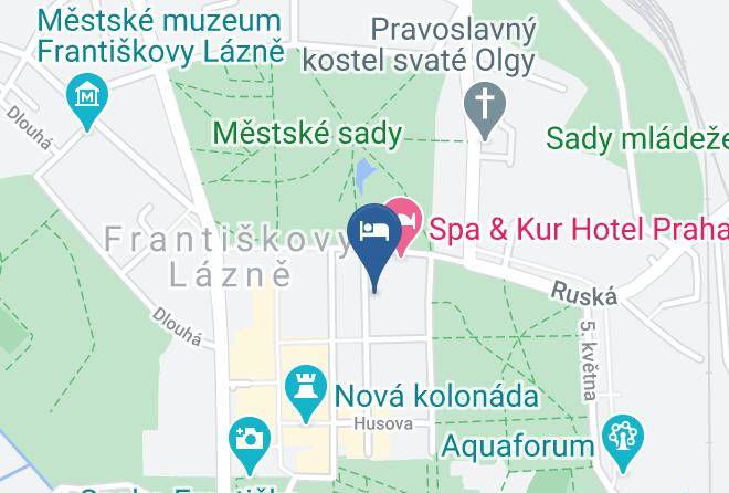 Cheb - Penzion Lipka Maps