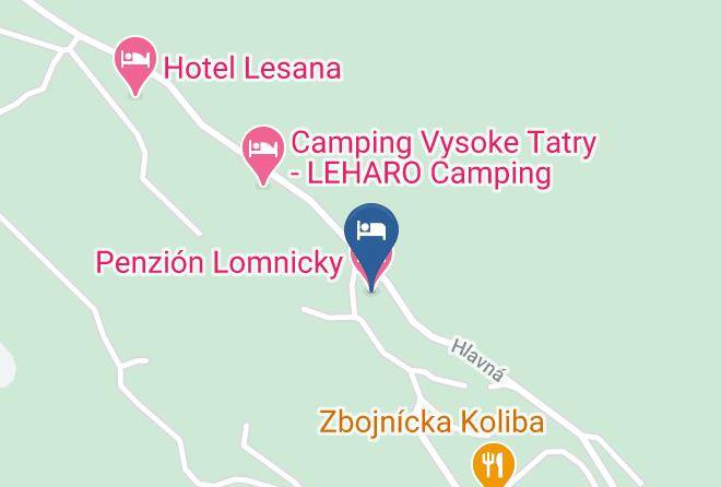 Kezmarok - Penzion Lomnicky Maps