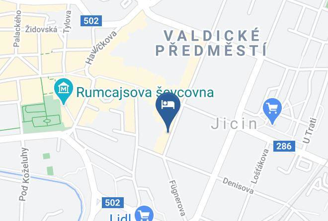 Jicin - Penzion Lucie Maps