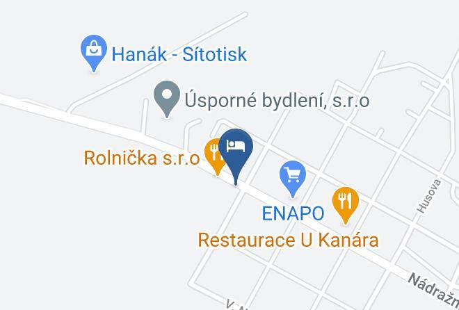 Hodonin - Penzion Ludmila Maps