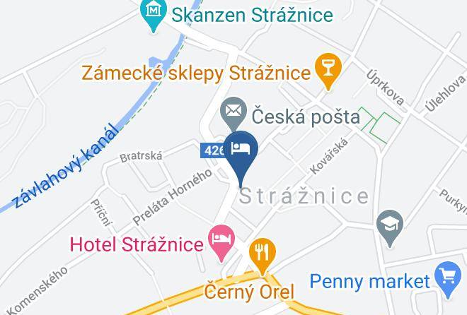 Hodonin - Penzion Ludor Maps