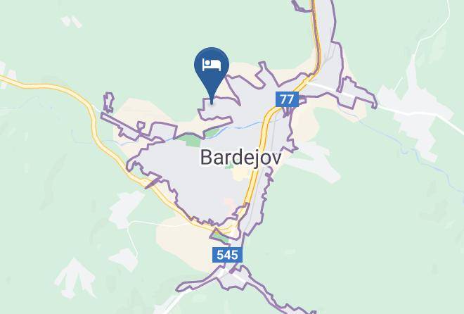 Bardejov - Pivaren Penzionu M Maps