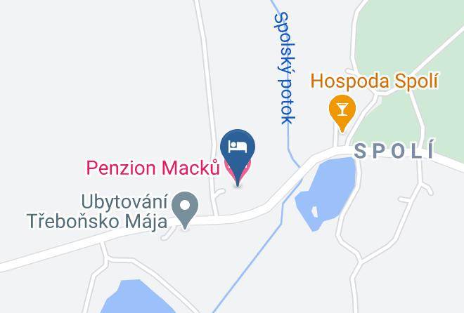 Ceske Budejovice - Penzion Macku Maps