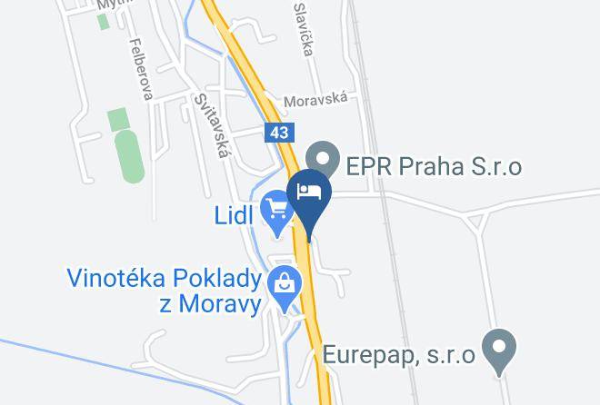 Svitavy - Penzion Malaika Maps