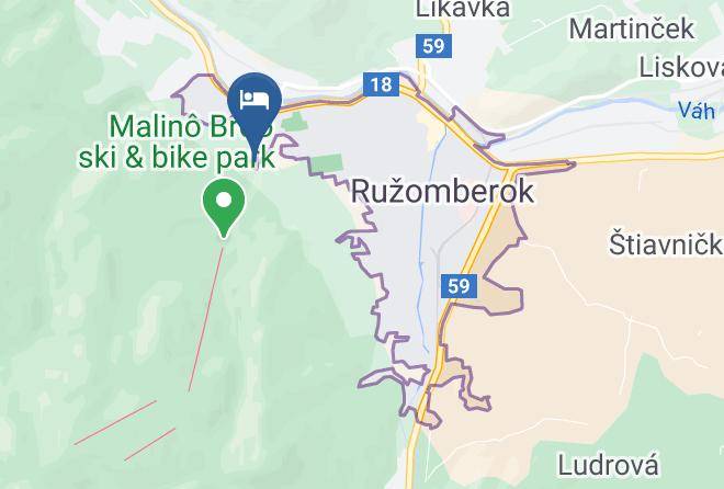 Ruzomberok - Penzion Malino Maps