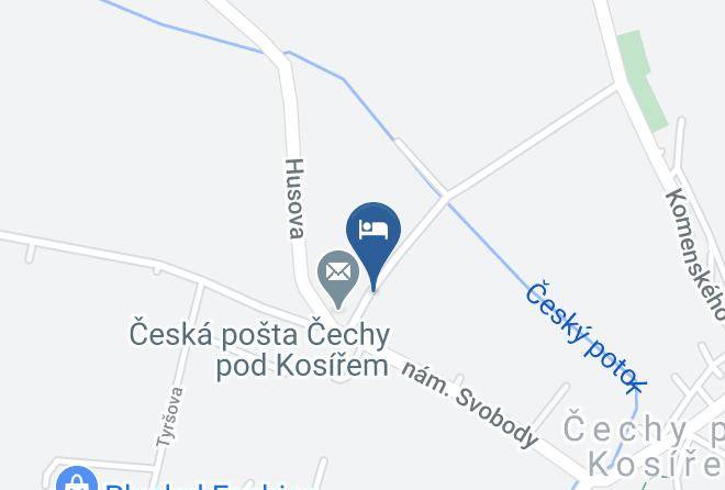 Prostejov - Penzion Manes Maps