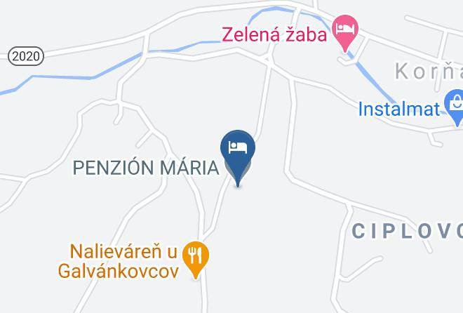 Cadca - Penzion Maria Maps