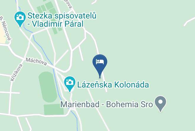 Cheb - Penzion Marianske Lazne Maps