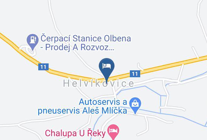 Usti Nad Orlici - Penzion Marie Magdalenka Maps