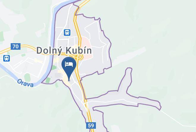 Dolny Kubin - Penzion Marina Maps