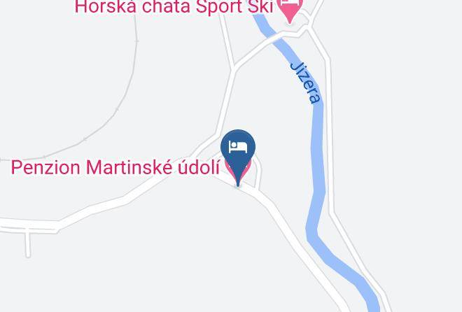 Jablonec Nad Nisou - Penzion Martinske Udoli Maps