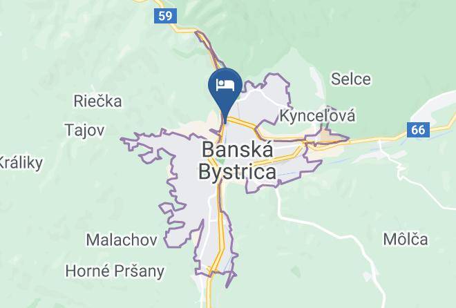 Banska Bystrica - Penzion Medeny Hamor Maps