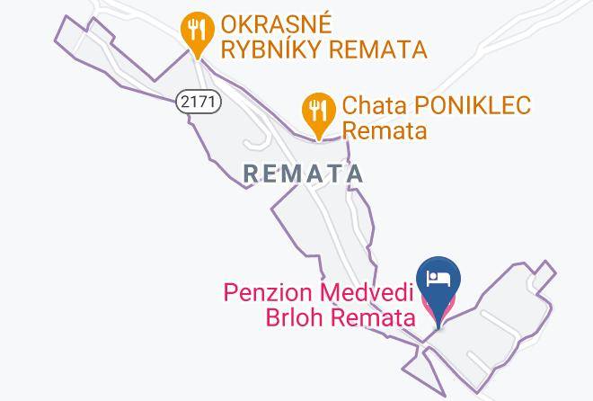 Prievidza - Penzion Medvedi Brloh Remata Maps