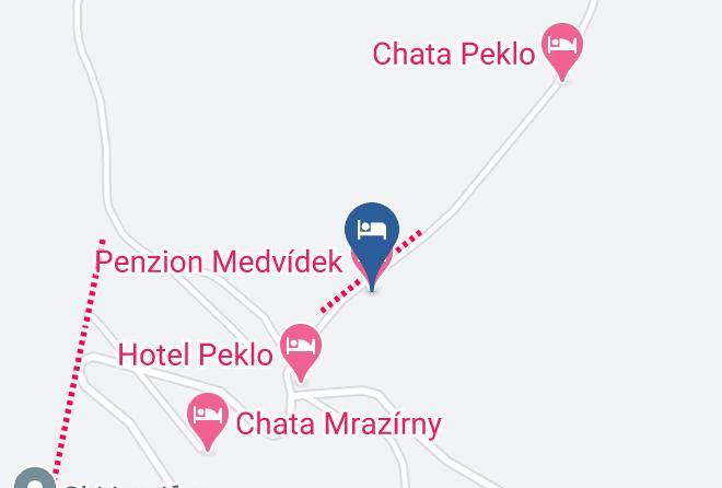 Jablonec Nad Nisou - Penzion Medvidek Maps