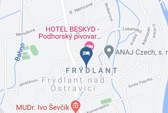 Frydek Mistek - Restaurace A Penzion Merlin Maps