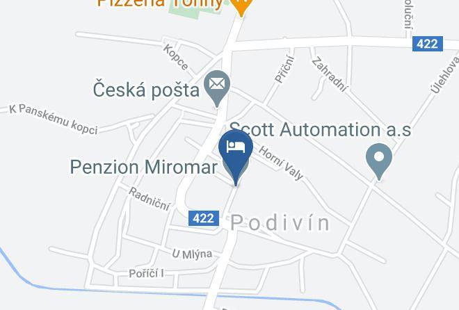 Breclav - Penzion Miromar Maps