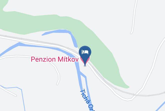 Usti Nad Orlici - Penzion Mitkov Maps