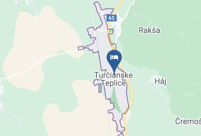Turcianske Teplice - Penzion Mliecna Vila Maps