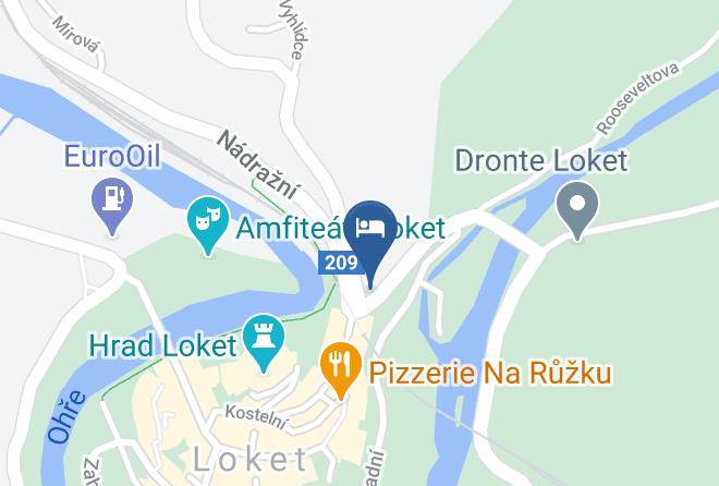 Sokolov - Penzion Modry Svet Maps