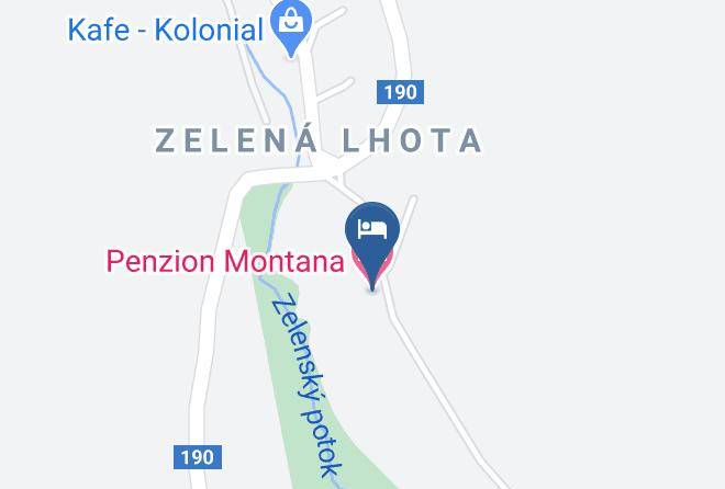 Klatovy - Penzion Montana Maps