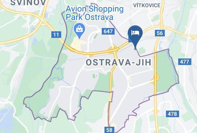 Ostrava - Penzion Moon Maps