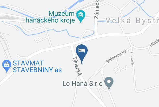 Velka Bystrice - Penzion Morava Maps